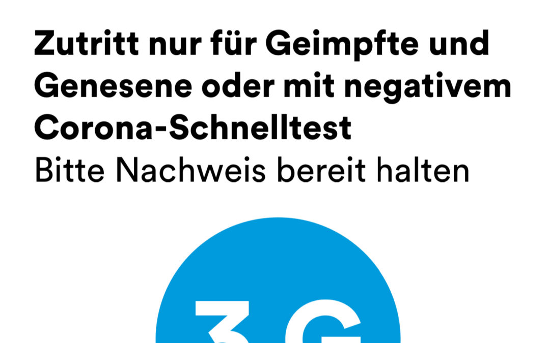 Wichtig! 3G-Zugangsregelung für Besucher der Schule